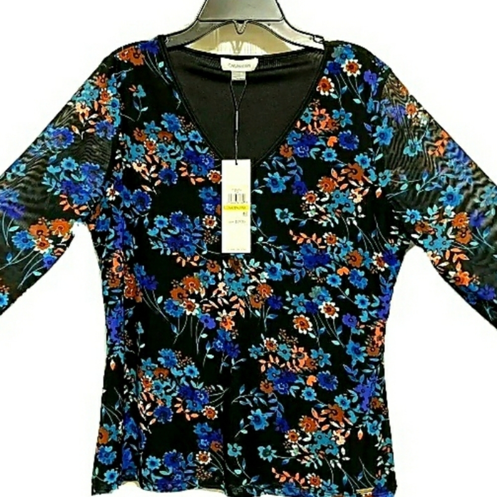 Calvin Klein Women’s Top - Size Petite M and L available - MSRP $69